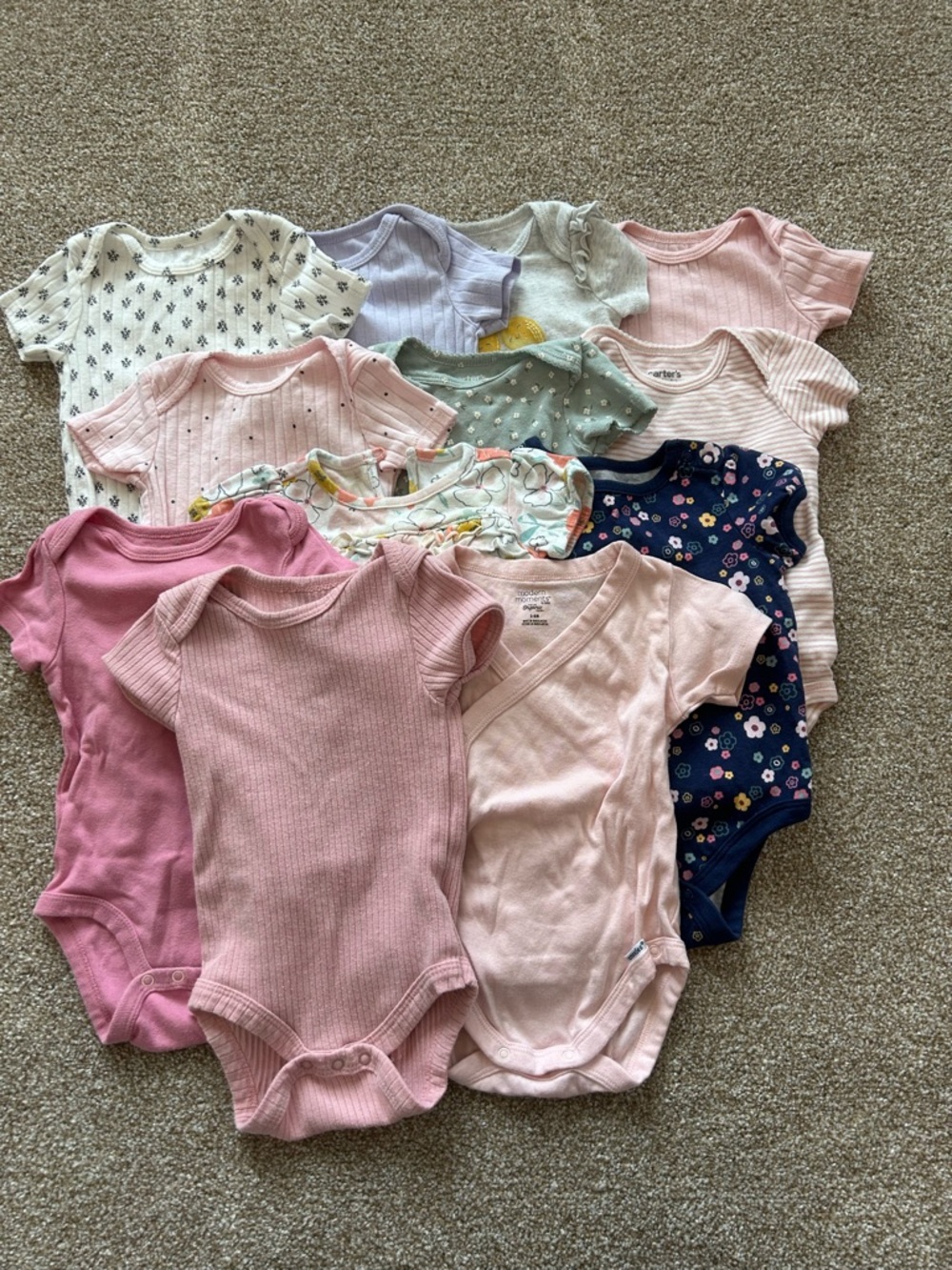 Girls Bodysuit Set of 12